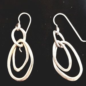 Silpada silver dangle earrings
